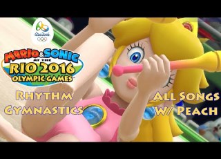 Mario Sonic At The Rio 2016 Olympic Games Rhythm Gymnastics All Songs W Peach