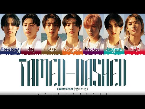 CORRECT ENHYPEN Tamed Dashed Lyrics Color Coded Han Rom Eng