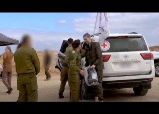 Hostages Freed Under Fifth Hostage Prisoner Swap Handed Over To Israeli Army AFP