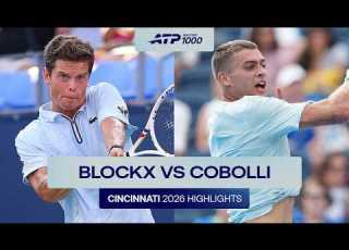  Alexander Blockx Vs Flavio Cobolli Highlights Cincinnati 2026 Round 3