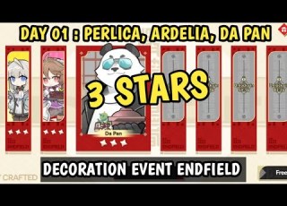 DAY 01 3 Star Stage Perlica Ardelia Da Pan A Spring Note Warmly Crafted Event Endfield