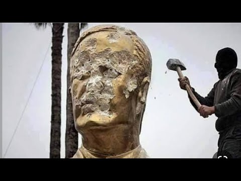 يمان نجار مقلب ياسيدي شاخين على تمثال سيادة الرئيس