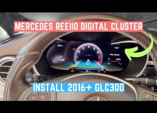  Install Mercedes REEIIO Digital Cluster In 2016 GLC300