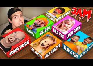 لا تفتح صناديق الغموض JOHN PORK VLAD NIKI BLIPPI الساعة 3 صباح ا