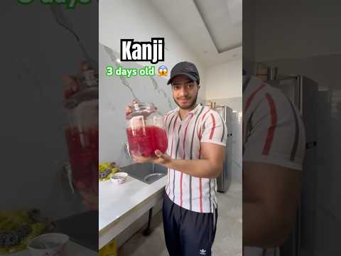 Trying 3 Days OLD Fermented Drink Kanji Recipe Param Aedy Shorts Shortsfeed