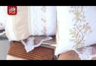 مجموعة منتجات هائلة من درجات الكافيه مفروشات ريش نعام