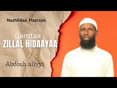 Abdosh Aliyyi Nashiidaa Gamtaa Zillal Hidaayaa
