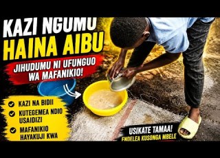  KAZI NGUMU HAINA AIBU Kijana Anapambana Kwa Bidii Ili Kubadilisha Maisha Yake