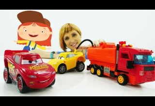 Молния Маквин и мультик доктор Машинкова Как работает ЗАПРАВКА