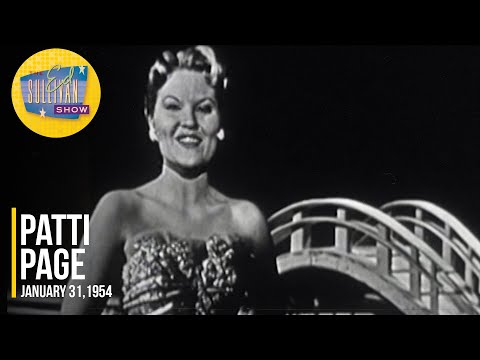 Patti Page Cross Over The Bridge On The Ed Sullivan Show January 31 1954