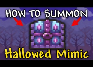  How To Summon Hallowed Mimic In Terraria 1 4 4 9 Hallowed Mimic Terraria