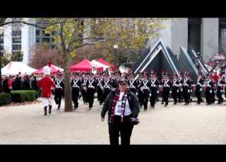 OSUMB Marching To The Skull Session From The Stadium OSU Vs Illinois 11 3 2012