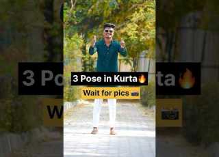  3 Pose In Kurta Kurtaposes Kurta Kurtapose Poseideas Bikepose Boysposes Poses Photoshoot