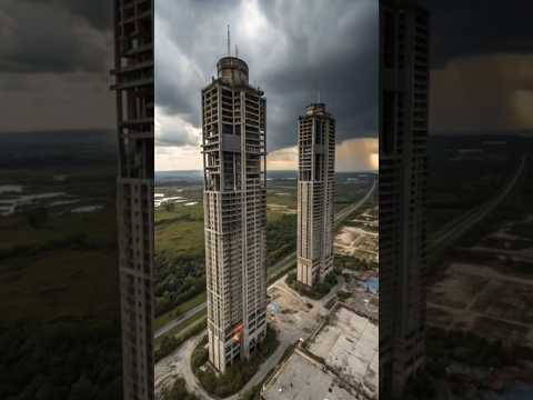 هدم الابراج بالمتفجرات Buildingengineering هندسة Burjkhalifa Civilengineering Shorts