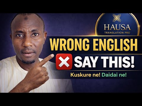 Koyi Kalmomin Turanci 5 Cikin Dakiku 5 Fassarar Turanci Zuwa Hausa