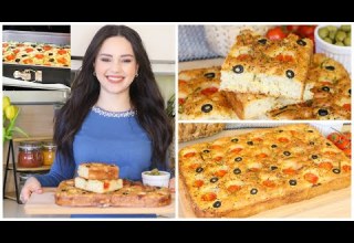 خبز الفوكاتشا الإيطالي بزيت الزيتون هش قطني ولذيذ من أروع مايكون وبطريقة سهلة جدا Focaccia Bread خبز الفوكاتشا الإيطالي بزيت الزيتون هش قطني ولذيذ من أروع مايكون وبطريقة سهلة جدا Focaccia Bread