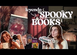 Leyendo SPOOKY BOOKS Halloween Vlog