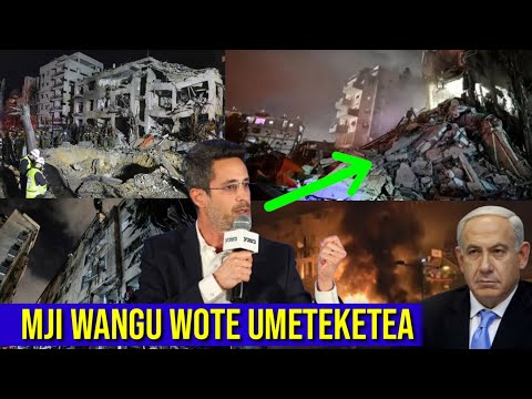 SEE HOW ISRAEL S CITY OF KIRYAT SHMONA WAS DESTROYED BY IRANIAN BOMBS MAYOR COMES TO NETANYAHU