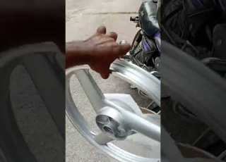  Alloy Wheel Install In Old Splendor Bike