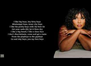  Boys Lizzo Lyrics