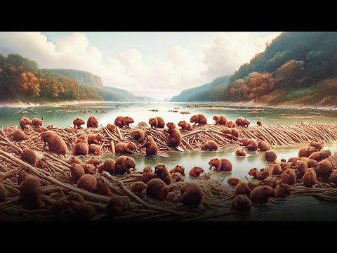 اعظم بانى للسدود فى العالم حيوان القندس