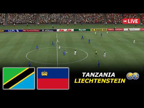 Tanzania Vs Liechtenstein Live FIFA Series 2026 EFootball PES 21 Simulation