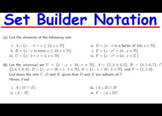 Set Builder Notation Practice Questions Simplified