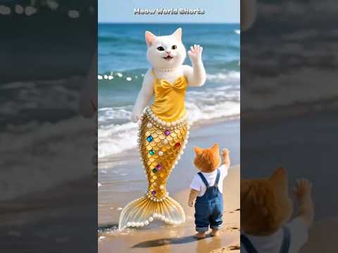 مغامرة مياو كيف أنقذ ذيل عروسة البحر يوتيوب شورتس قطط قصة قصيرة Cartoon Cats Catstory