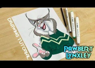 كيفية رسم شخصيات زوتوبيا 2 باوبرت لينلي