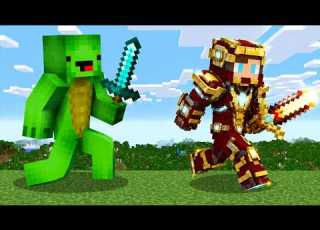  OVERPOWERED IRONMAN Speedrunner VS Hunter In Minecraft