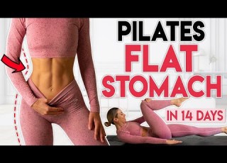 PILATES FLAT STOMACH In 14 Days Belly Fat Burn 5 Min Workout