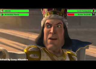  Shrek 2001 Final Battle With Healthbars