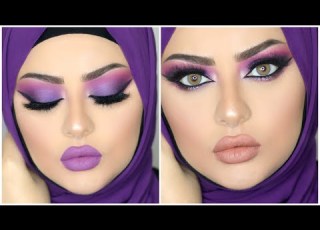 Purple Smokey Eyes MARWA YEHIA مكياج سموكى بنفسجي مع مروة يحيي