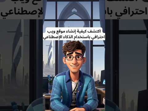 إنشاء موقع ويب احترافي باستخدام الذكاء الإصطناعي
