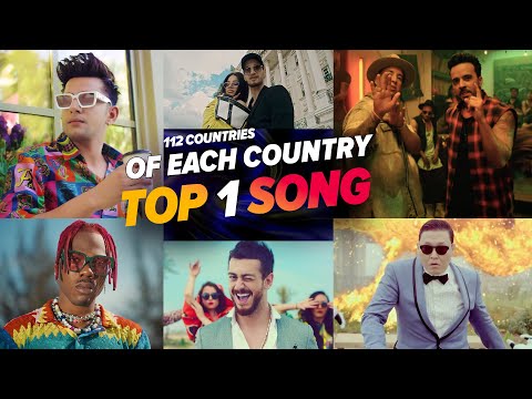 افضل اغنية فى كل دولة على مستوي العالم الاكثر مشاهدة على اليوتيوب