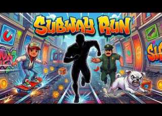 ULTIMATE SUBWAY SURFERS RUN ESCAPE THE INSPECTOR Interactive Parkour Fitness Game