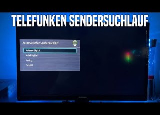 Telefunken Fernseher Antenne Satellit Anschließen Sendersuchlauf Durchführen