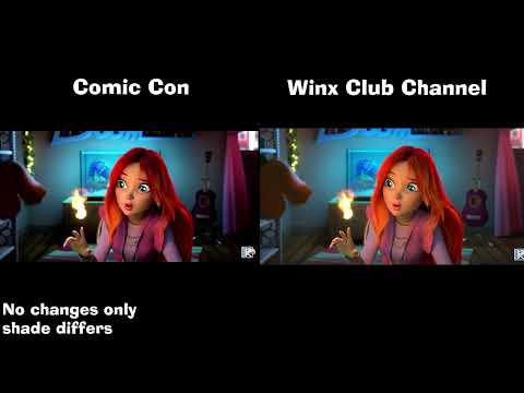 Winx Club Reboot Trailer Comparision