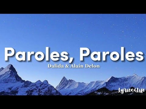 Dalida Alain Delon Paroles Paroles Paroles Lyrics