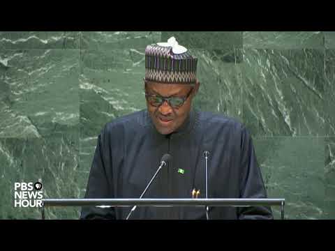 WATCH Nigeria President Muhammadu Buhari S Full Speech To The UN General Assembly