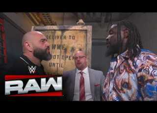 Oba Femi And Rusev Nearly Come To Blows Raw Highlights Feb 23 2026