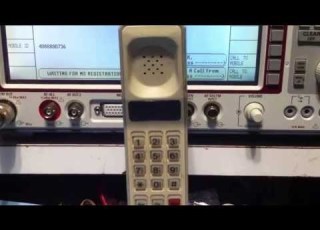 Motorola Dynatac 8000 Demo With Tektronix CMD 80