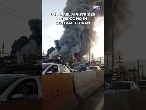 Viral Iran S IRGC HQ In Tehran Hit By US Israel Joint Airstrikes