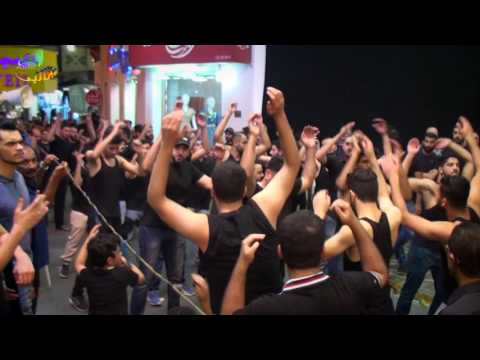 موكب العزاء ليلة العشرين من رمضان 1437 الرادود حسين الحلواجي