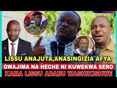 YONA LISSU MAISHA YA GEREZANI YAMEMSHINDA ANAJUTA HECHE NA GWAJIMA NI WAKUWEKWA SERO NA MIDOMO YAO
