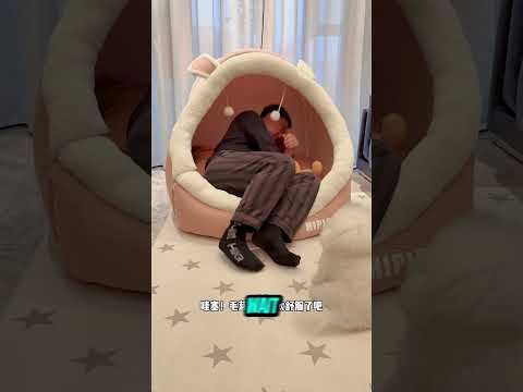 ظن أن والده اشترى له سرير ا