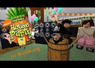 SpongeBob S House Party Patchy The Pirate Bloxburg Reenactment