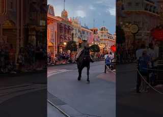  The Headless Horseman Riding Down Main Street At The Magic Kingdom Disney Disneyparks Halloween