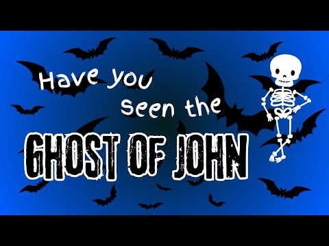 Ghost Of John Spooky Halloween Round In 4 Parts Music For Kids