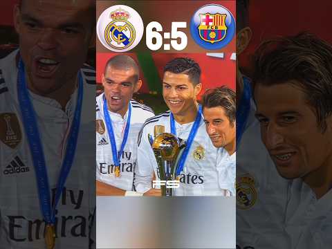 The Day Ronaldo Real Madrid Vs Barcelona Extended Goals Friendly Match Football Shorts Cr7